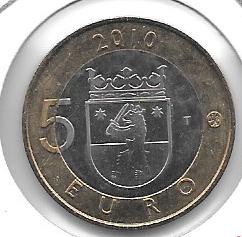 Monedas - Europa - Finlandia - 156 - 2010 - 5Â€ - Click en la imagen para cerrar