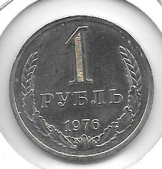 Monedas - Europa - URSS - 134a.2 - 1976 - rublo - Click en la imagen para cerrar