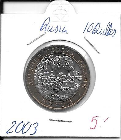 Monedas - Europa - Rusia - 817 - 2003 - 10 rublos - Click en la imagen para cerrar