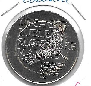 Monedas - Euros - 3€ - Eslovenia - 2019 - Leyenda - Click en la imagen para cerrar