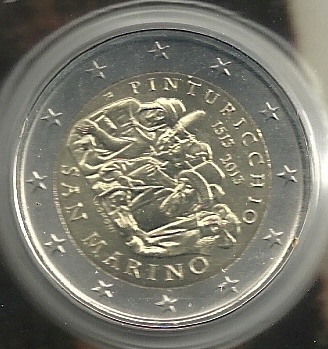 Monedas - Euros - 2€ - San Marino - SC - Año 2013 - Il Pinturcchio - Click en la imagen para cerrar