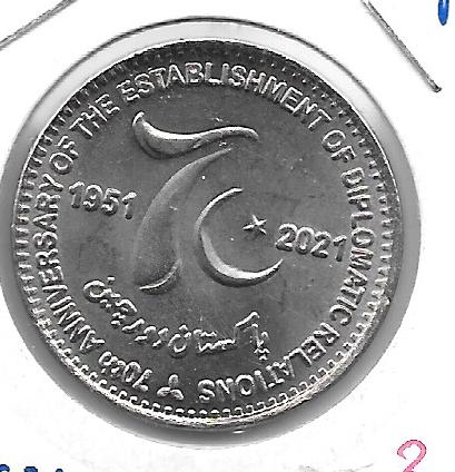 Monedas - Asia - Pakistan - 85 - 2021 - 70 rupias - Click en la imagen para cerrar