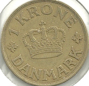 Monedas - Europa - Dinamarca - 824.2 - Año 1939 - Corona - Click en la imagen para cerrar