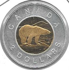 Monedas - America - Canada - 270 - Año 1998 - 2 dollares - PROOF - Click en la imagen para cerrar