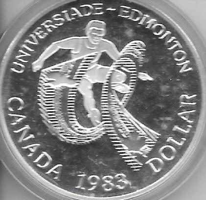 Monedas - America - CanadÃ¡ - 138 - 1983 - Dolar - Plata - Click en la imagen para cerrar