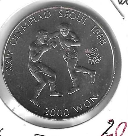 Monedas - Asia - Corea del Sur - 50 - 1986 - 2000 won - Click en la imagen para cerrar