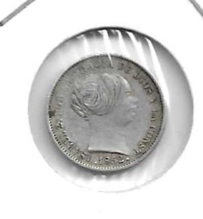 Monedas - EspaÃ±a - Isabel II (1833 - 1868) - 256 - 1852 - real - plata - Madrid - Click en la imagen para cerrar