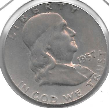 Monedas - America - Estados Unidos - 199 - 1957 - 1/2 Dolar - Plata - Click en la imagen para cerrar