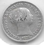 Monedas - EspaÃ±a - Isabel II (1833 - 1868) - 256 - 1852 - Real - Madrid - Plata - Click en la imagen para cerrar