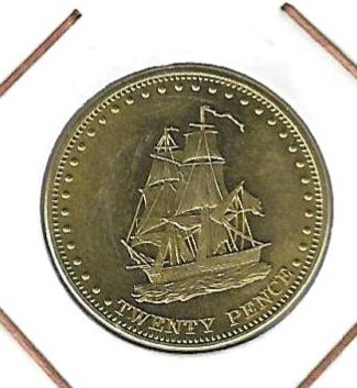 Monedas - America - Tristan da Cunha - 6 - 2008 - 20 pence - Islas Stoltenhof - Click en la imagen para cerrar