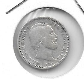 Monedas - Europa - Holanda - 80 - 1884 - 10 ct - plata - Click en la imagen para cerrar