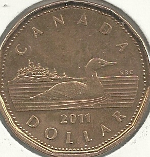 Monedas - America - Canadá - 495 - Año 2011 - Dollar - Click en la imagen para cerrar