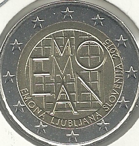 Monedas - Euros - 2€ - Eslovenia - - Año 2015 - Emona - Click en la imagen para cerrar