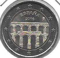 Monedas - Euros - 2€ - España - Año 2016 - Acueducto de Segovia - Click en la imagen para cerrar