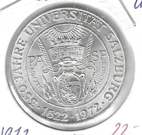 Monedas - Europa - Austria - 2913 - 1972 - 50 shilling - plata - Click en la imagen para cerrar