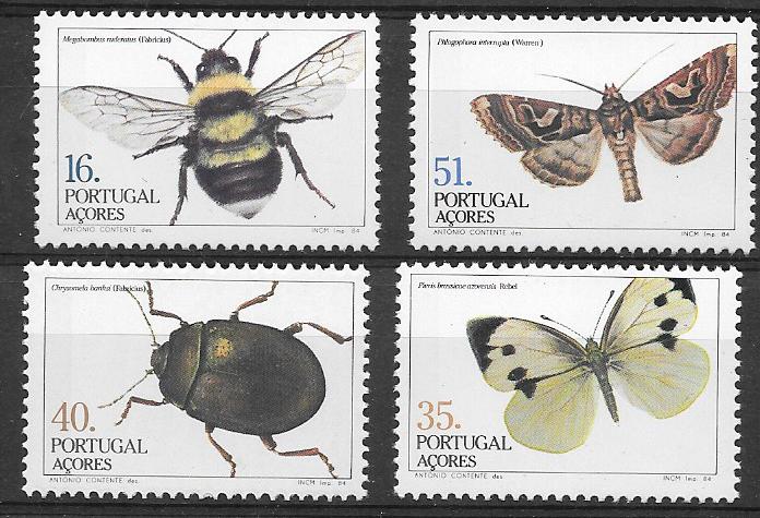 I - Insectos - 354/57 - Azores - Año 1984 - Click en la imagen para cerrar