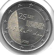 Monedas - Euros - 2€ - Eslovenia - SC -Año 2016- 25 Anviersario de la Independencia - Click en la imagen para cerrar