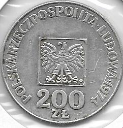 Monedas - Europa - Polonia - 72 - Año 1974 - 200 Zlotych - Click en la imagen para cerrar