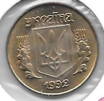 Monedas - Europa - Ucrania - 1.2 - Año 1992 - 10 Kopiyok - Click en la imagen para cerrar