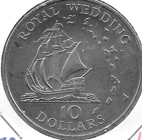 Monedas - Europa - Gran Bretaña (ter.caribe este) - 9 - Año 1981 - 10 Dollars - Click en la imagen para cerrar