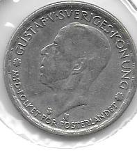 Monedas - Europa - Suecia - 814 - Año 1946 - Corona - Click en la imagen para cerrar