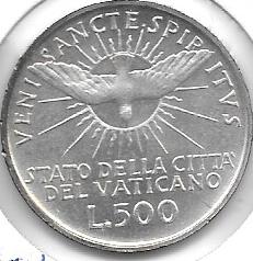 Monedas - Europa - Vaticano - 075 - Año 1963 - Sede Vacante - 500 liras - Click en la imagen para cerrar