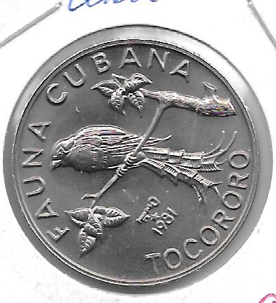 Monedas - America - Cuba - 63 - 1981 - peso - Click en la imagen para cerrar