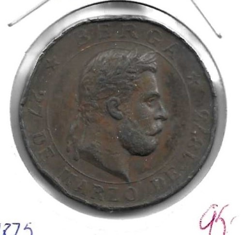 Monedas - EspaÃ±a - Carlos VII 1875 - 5 - 1875 - 10 ct - Click en la imagen para cerrar