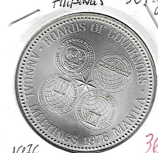 Monedas - Asia - Filipinas - - 1976 - 50 piso - plata - Click en la imagen para cerrar