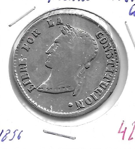 Monedas - America - Bolivia - 123.2 - 1856 - 4 sol - plata - Click en la imagen para cerrar