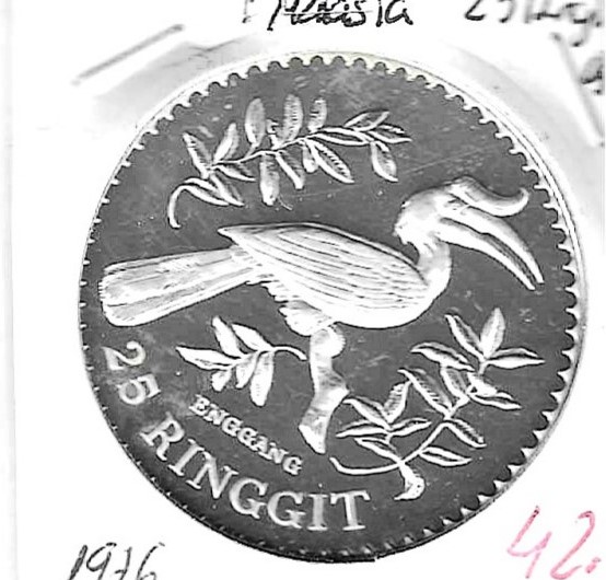 Monedas - Asia - Malasia - 20 - 1976 - 25 ringgit - plata - Click en la imagen para cerrar