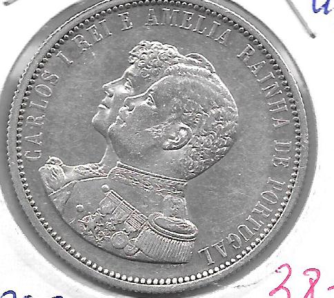 Monedas - Europa - Portugal - 539 - 1898 - 1000 reis - plata - Click en la imagen para cerrar