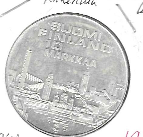 Monedas - Europa - Finlandia - 50 - 1967 - 10 markks - plata - Click en la imagen para cerrar