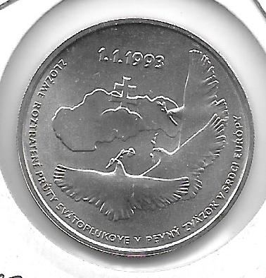 Monedas - Europa - Eslovaquia - 16 - 1993 - 100 coronas - plata - Click en la imagen para cerrar