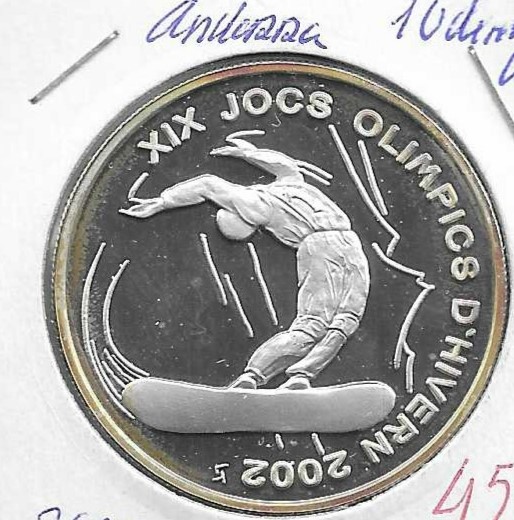 Monedas - Europa - Andorra - 175 - 2002 - 10 diners - plata - Click en la imagen para cerrar