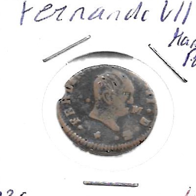 Monedas - EspaÃ±a - Fernando VII (1808 - 1833) - 43 - 1830 - 8 maravedi - Pamplona - Click en la imagen para cerrar