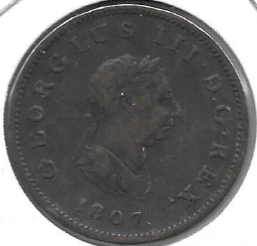 Monedas - Europa - Gran Bretaña - 662 - Año 1867 - 1/2 Penny - Click en la imagen para cerrar