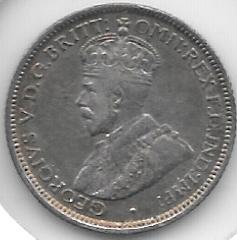 Monedas - Oceania - Australia - 25 - Año 1917 - 6 Pence - Click en la imagen para cerrar