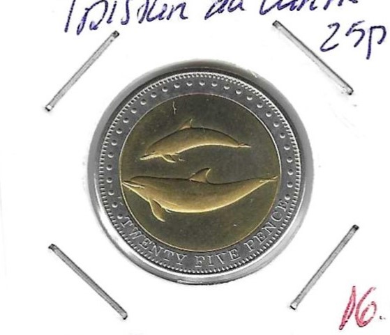 Monedas - America - Tristan da Cunha - 33 - 2008 - 25 pence - Click en la imagen para cerrar