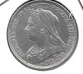 Monedas - Europa - Gran BretaÃ±a - 779 - 1901 - 6 pence - Click en la imagen para cerrar