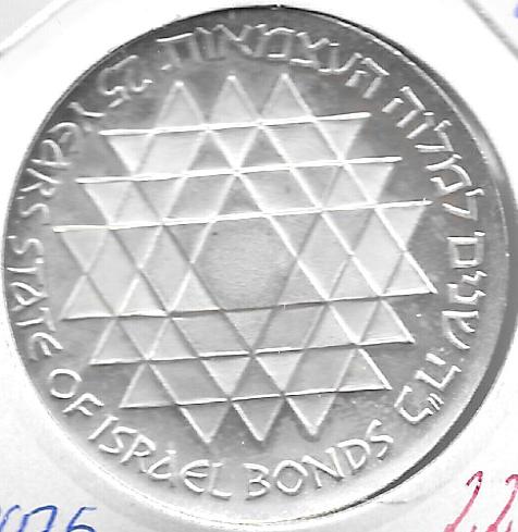 Monedas - Asia - Israel - 81 - 1975 - 25 Lirot - Plata - Click en la imagen para cerrar