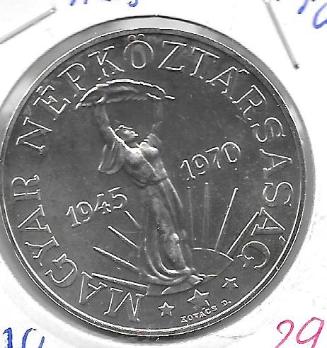 Monedas - Europa - Hungria - 593 - 1970 - 100 florines - plata - Click en la imagen para cerrar