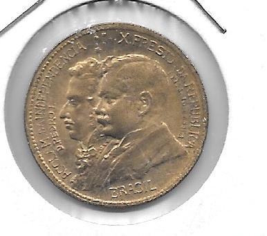 Monedas - America - Brasil - 521.2 - 1922 - 500 reis - Click en la imagen para cerrar