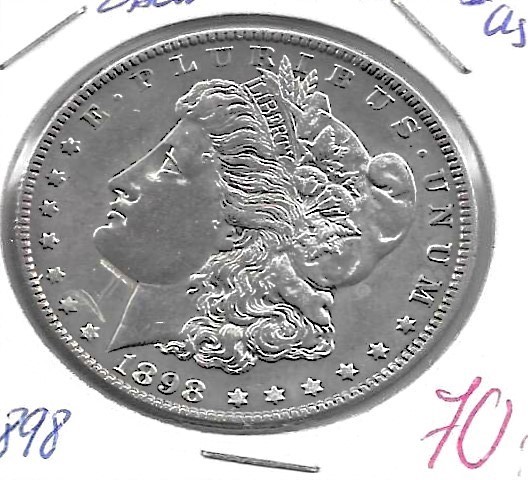 Monedas - America - Estados Unidos - 110 - 1897 - dollar - plata - Click en la imagen para cerrar