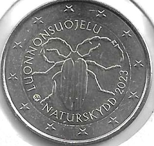 Monedas - Euros - 2€ - Finlandia - 2023 - Naturaleza - Click en la imagen para cerrar