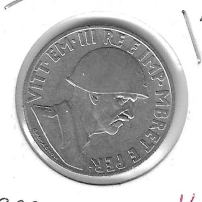 Monedas - Europa - Albania - 31 - 1939 - 1 lek - Ocupacion Italiana - Click en la imagen para cerrar