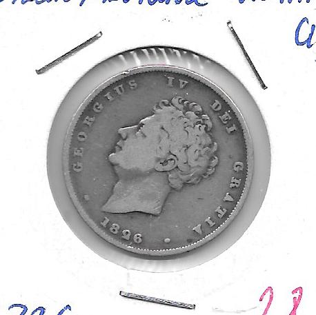 Monedas - Europa - Gran BretaÃ±a - 694 - 1826 - shilling - plata - Click en la imagen para cerrar