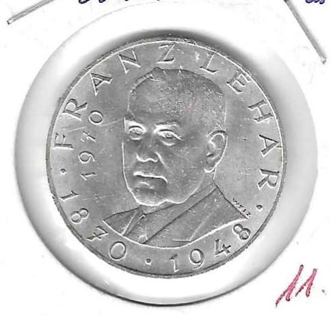 Monedas - Europa - Austria - 2907 - 1970 - 25 shilling - plata - Click en la imagen para cerrar