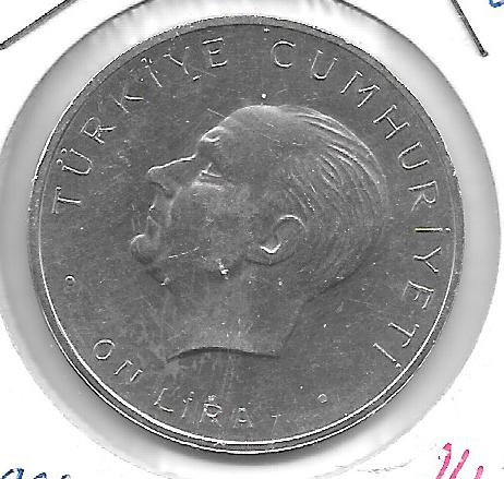 Monedas - Europa - Turquia - 894 - 1960 - lira - plata - Click en la imagen para cerrar