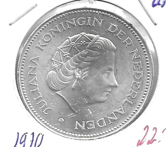 Monedas - Europa - Holanda - 195 - 1970 - 2,5 gulden - plata - Click en la imagen para cerrar